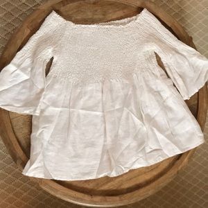 C&C California Linen Top EUC